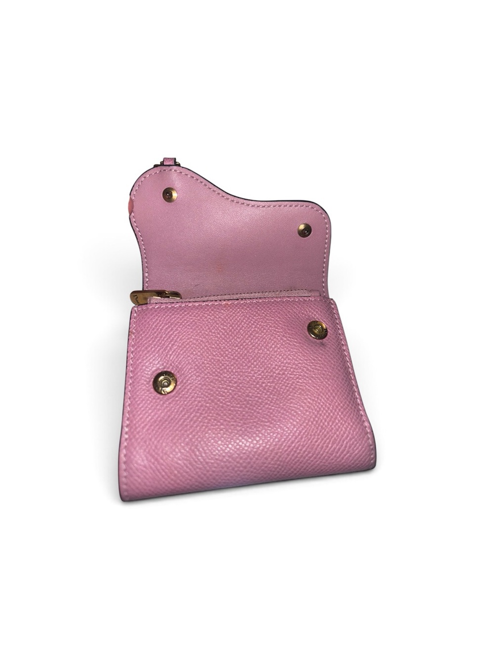 DIOR Saddle Lotus wallet (Lavender Goat Skin) - Picture 10 of 12